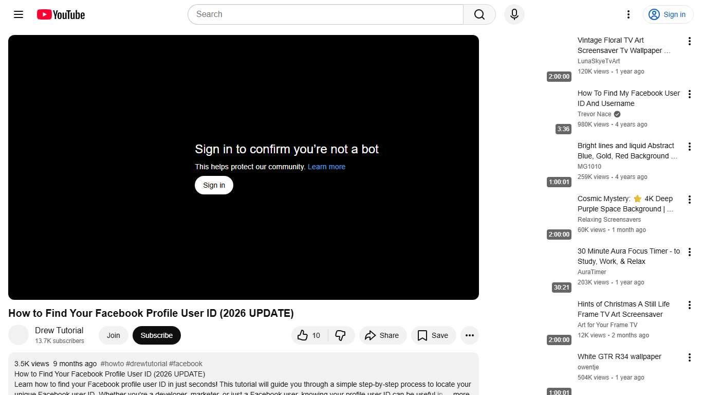 How to Find Your Facebook Profile User ID (2026 UPDATE) - YouTube